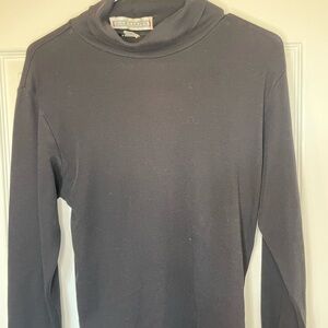 Women’s vintage Joan Harper black turtleneck